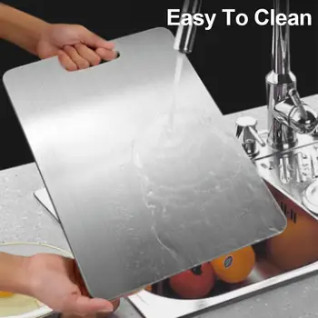 Titanium Cutting Boards for Kitchen Double-Sided Chopping Board Food Grade Cutting Mat Serving Tray Fruit Meat Chopping Board 1