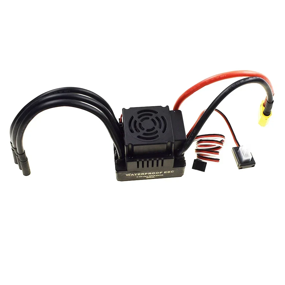 Trois contrôleurs brushless ESC 60A 80A 120A avec prises T Plug et XT60
