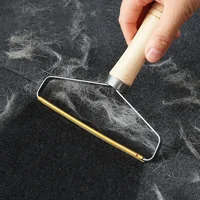 1 PC Pet Hair Remover Lint Clean Tool Shaver Portable Silicone Double Sided Carpet Scraper Cleaner Fabric Shaver Brush Tool 1