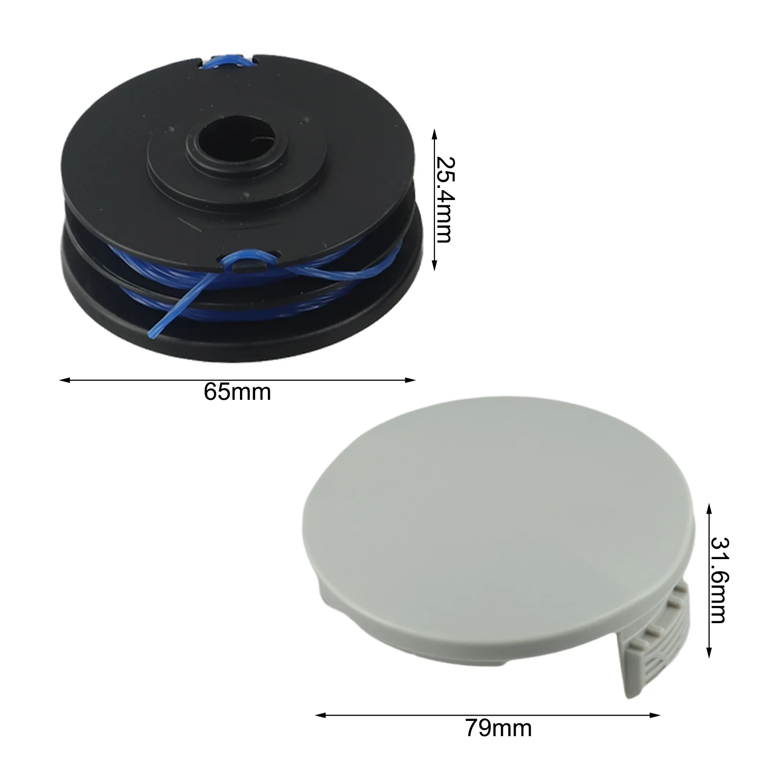 Coperchio Bobina Nuovo Per Decespugliatore Ryobi RLT4027, RLT5027, RLT6030 – RAC122 - Foto 6
