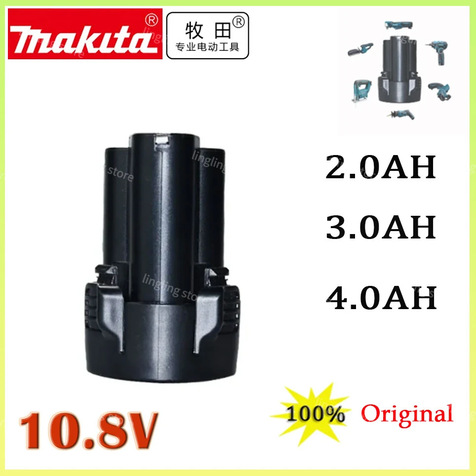 

Makita 10.8V 2.0AH 3.0AH 4.0AH Battery Li-ion Rechargeable for BL1013 BL1014 BL 013 BL 1014 ltt203w 194550 – 6 194551-4 195332-9