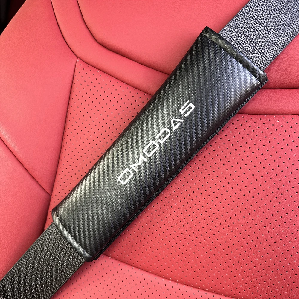Carbon Fiber Car Seat Belt Covers Shoulder Protector Cushion Pads For Chery OMODA 5 C5 S5 S5GT FX Car Accessories