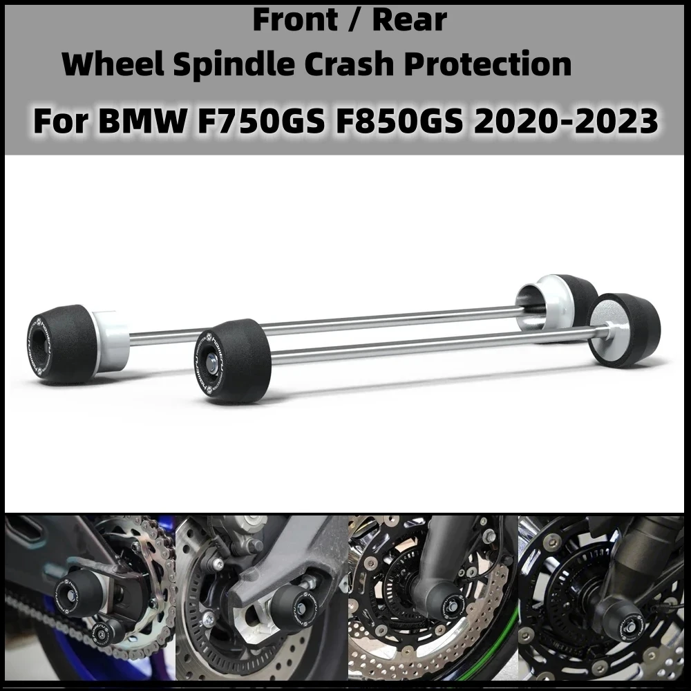 

Front Rear wheel Spindle Crash Protection For BMW F750GS F850GS 2020-2023
