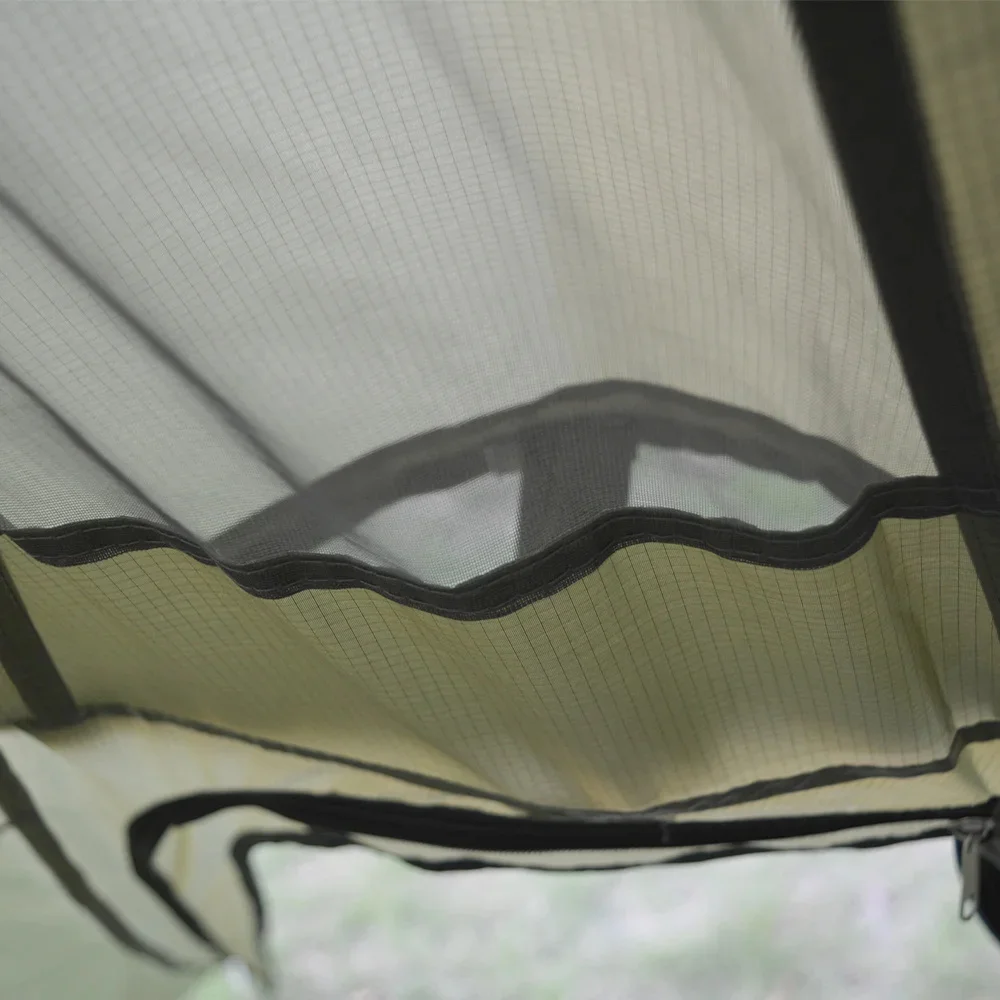 Ultralight Outdoor Camping Pyramid Tent for 1-2 Person with Chimney Hole