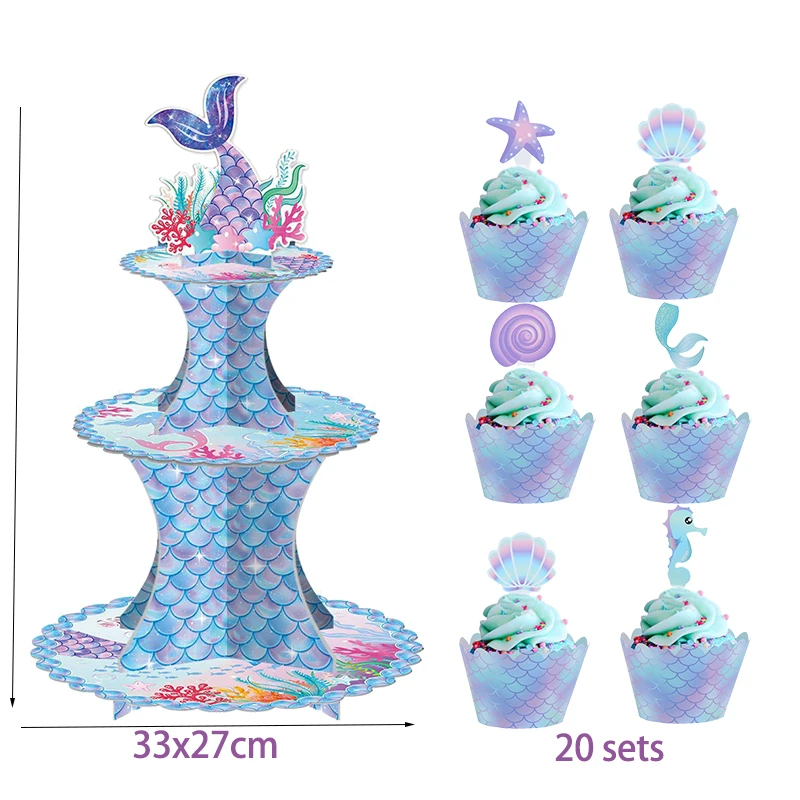 Torri Per Cupcake In Cartone 3 Livelli – Confezione Da 2 Per Feste E Matrimoni - 4
