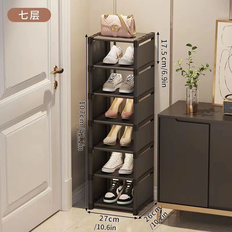 Fabric Shoe Cabinet Shoe Rack Shoe Storage Box Shoe Rack Storage Organizer 5-7laye Shoe Cabinets for Wall Corner