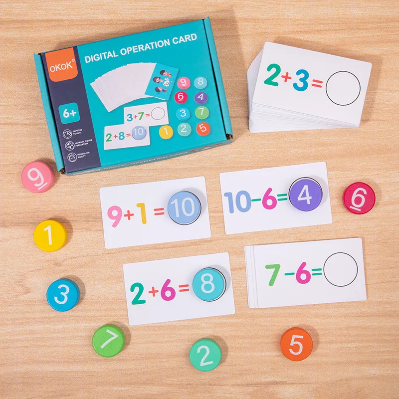 Educational Toys Math Toys Children Wooden Math Toy
