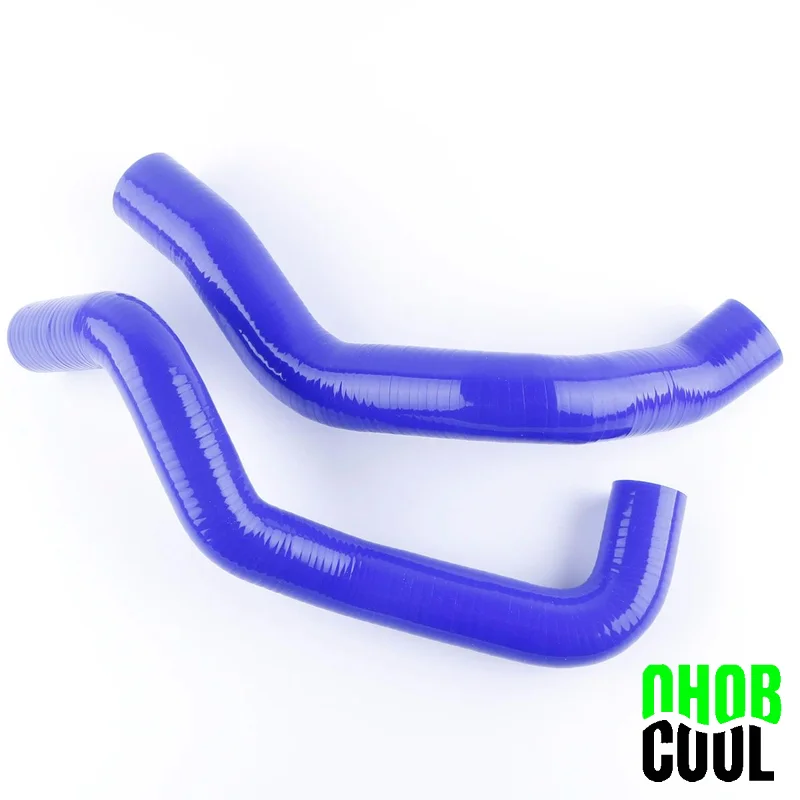 Black 1986-1993 Ford Mustang GT LX Cobra 5.0L V8 Silicone Radiator