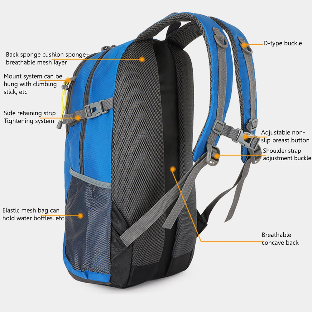Zaino Impermeabile Blu Cielo: Leggero, Capiente E Protegge Il Tuo Laptop!