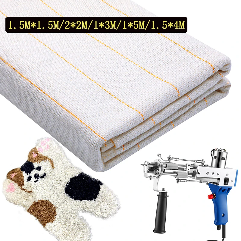 Tufting Cloth Backing Fabric Various Custom Sizes For Using Rug Tufting Guns DIY Handmade Primary Backing Fabric 1*5M/1*3M