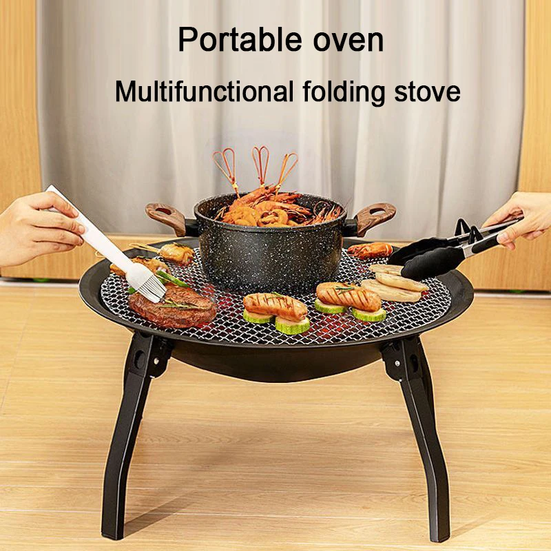 Griglia Per Barbecue Riscaldamento A Carbone Per Uso Domestico Stufa Per Braciere Griglia In Carbonio Per Interni Cortile Esterno Braciere Surround