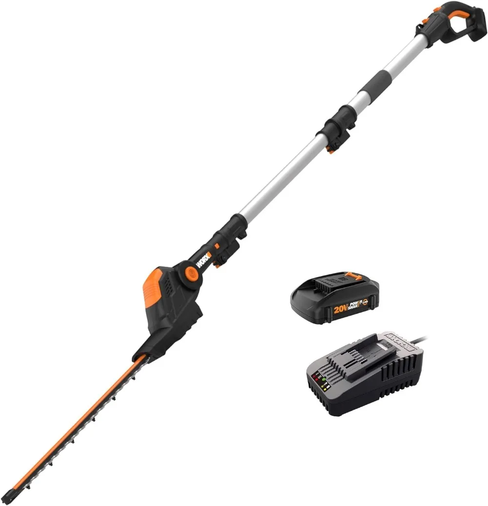 

WORX WG252 20V Power Share 2-in-1 20" Cordless Hedge Trimmer (Battery & Charger Included)