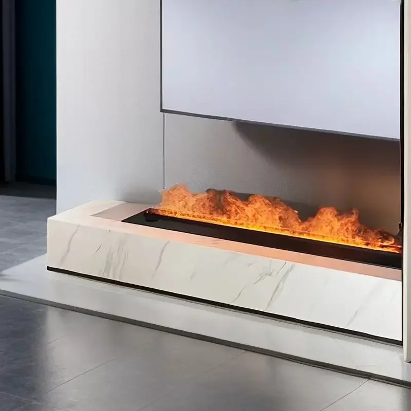3D 1500MM Simulation Flame Atomizing Fireplace Living Room Background Decoration Color Flame Steam Fireplace