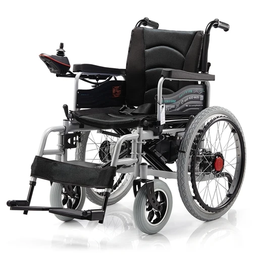 

WC-E-W002, Прямая продажа с фабрики, низкая цена, складная инвалидная коляска с большой мощностью, электрическая инвалидная коляска на продажу