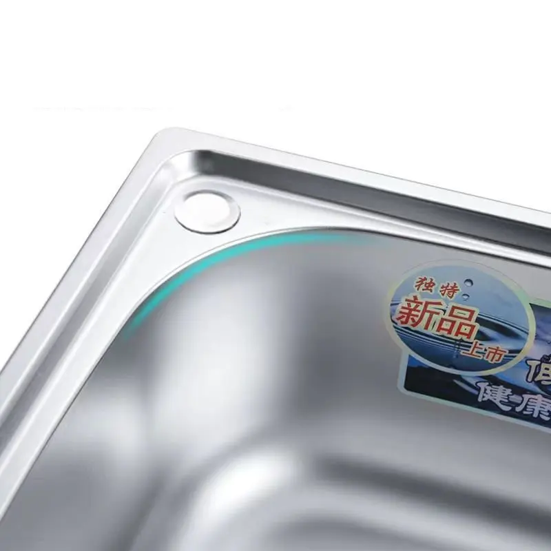 0.8mm/1.1mm Thick Home Improvement Kitchen Sink Fregadero De Cocina Wash Portable Sink Stainless Wastafel Kitchen Faucets