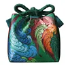 Small Cloth Teapot Storage Bags Color Printed Fabric Tea Cup Bag Teapot Travel Bag Teacup Organizer Chinese Style 6