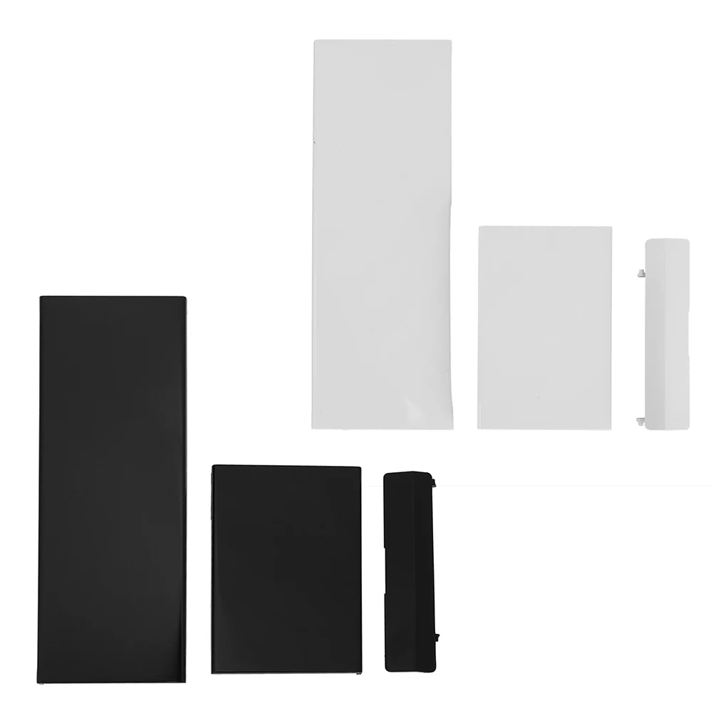 10-1Set 3 in 1 Protective Shells for Nintendo Wii Memory Card Door Slot Cover Replacement 3 in 1 Memeory Card Cover Accessories