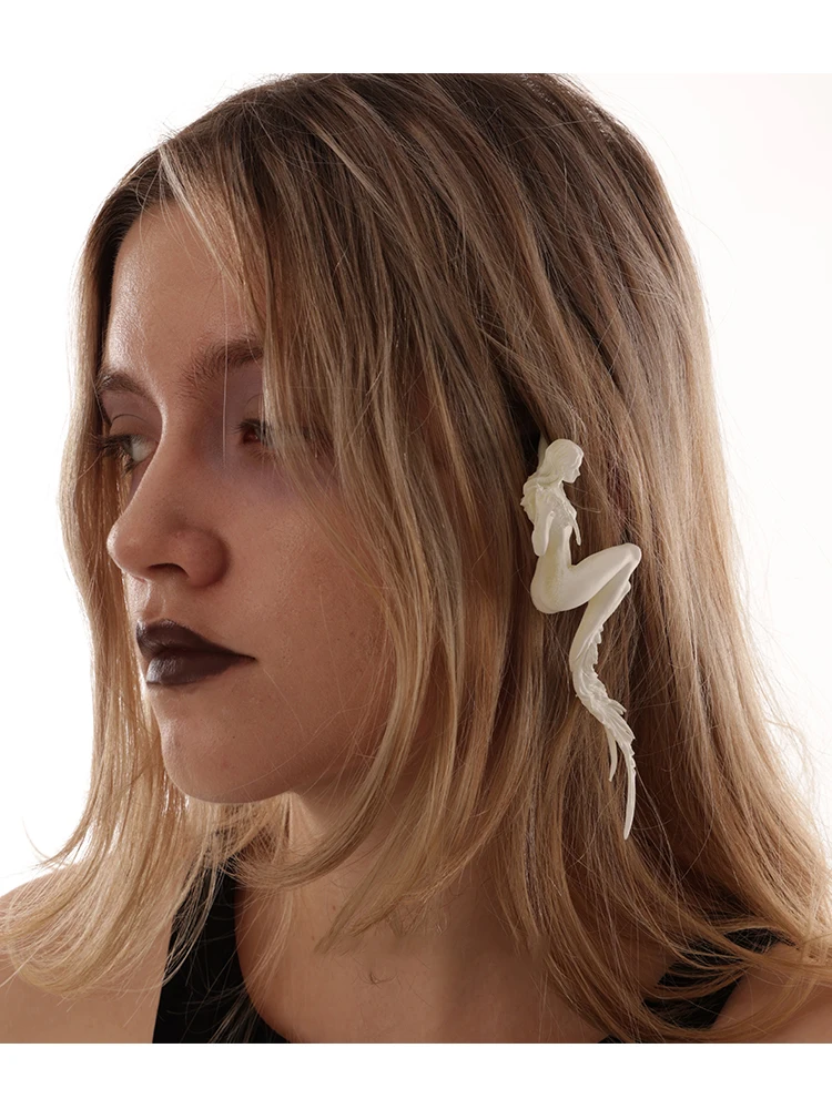 2024 New Mermaid Ear Hanging New Gothic Style Men's And Women's Jewelry Party Gift