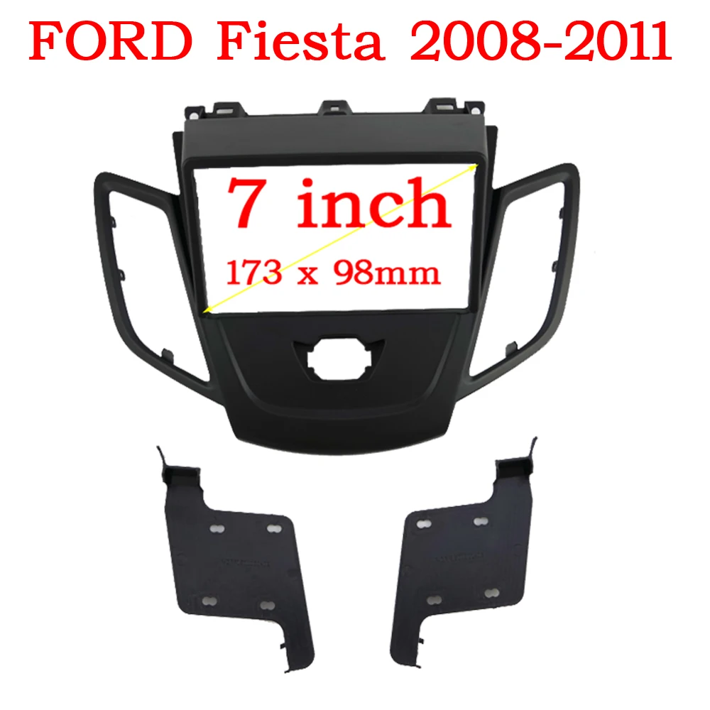 FORD Fiesta 2008-2017  7 ġ 2Din Car Fascia  г     ŰƮ Facia Face Plate ġ