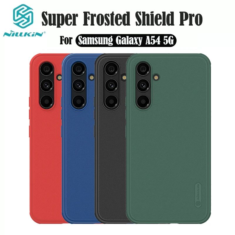 

Nillkin For Samsung Galaxy A54 Case Super Frosted Shield Pro TPU Frame PC Shell Protective Back Cover For Samsung A54 5G Bumper