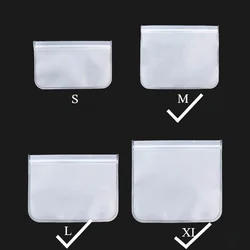 Reusable Leakproof Silicone Food Storage Bags with Stand - Up Design (3PCS (M L XL))