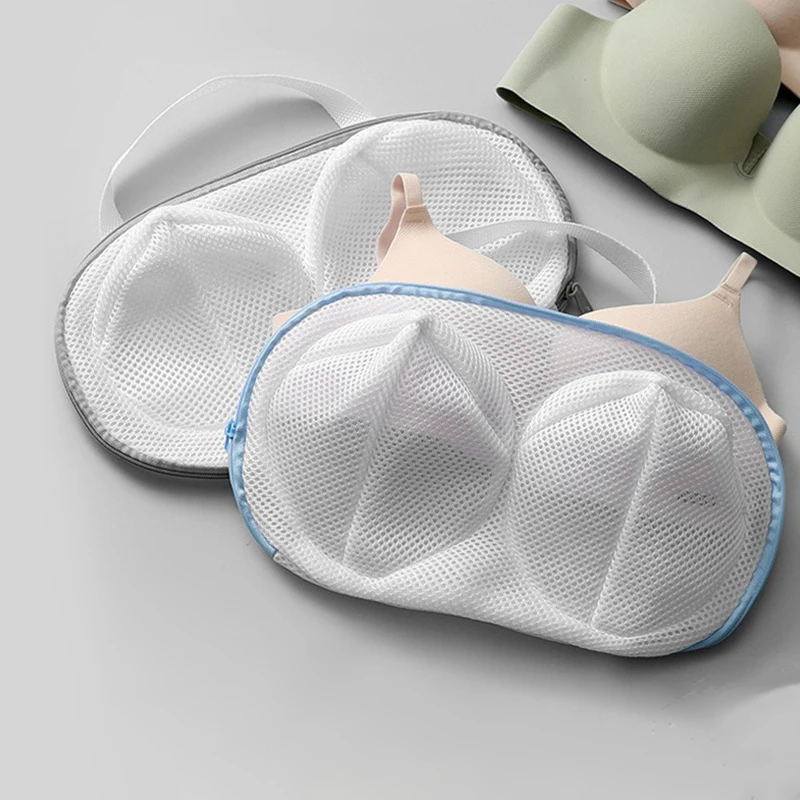4Pcs Bra Laundry Bag Brassiere Clean Pouch Underwear Wash Package Anti Deformation Mesh Pocket Washing Bag For Washing Machine 2