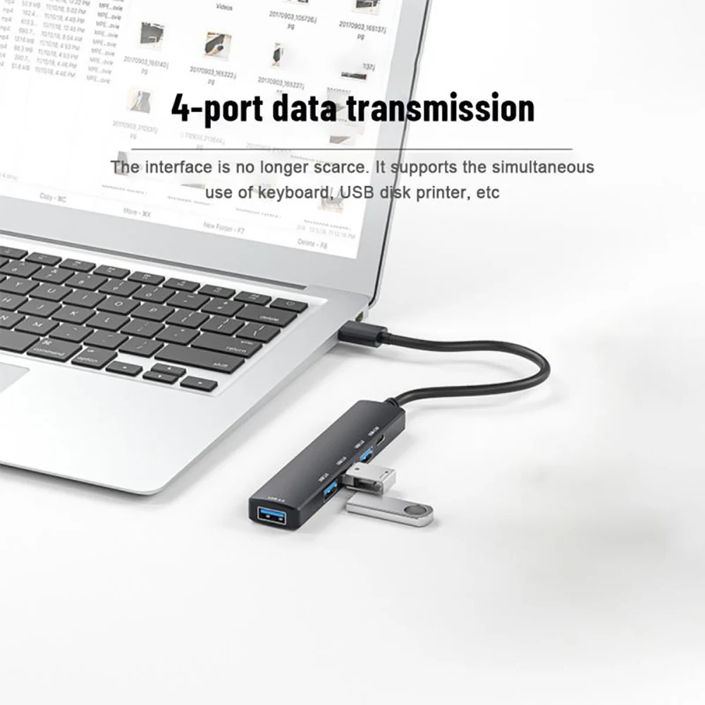 USB 3.0 HUB PD 100W 4K 30Hz USB C HUB Multi USB Splitter Power Adapter USB 3.0 Multiple Expander For HUAWEI Xiaomi Macbook 5