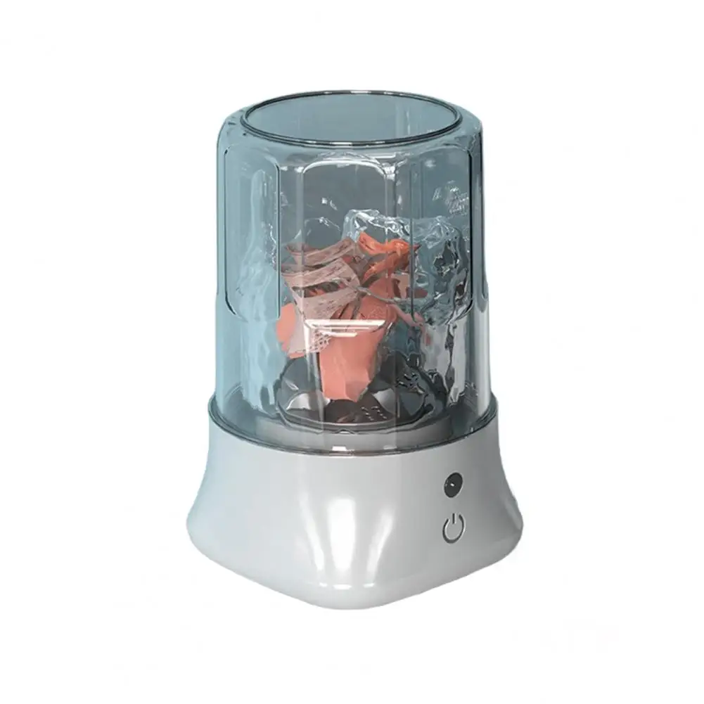Portable Mini Washing Machine Compact Cordless Laundry Machine Rechargeable Portable Washer for Socks Lightweight Small Washing