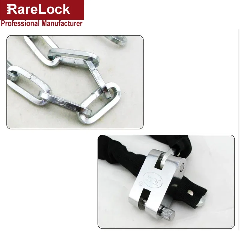 Antifurto Casco Moto Lucchetto Bici A Combinazione Catena 150cm