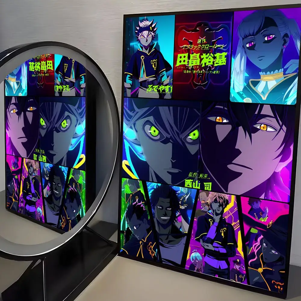Waterproof HD Anime Art Poster - Self-Adhesive Fade-Resistant Wall Decor