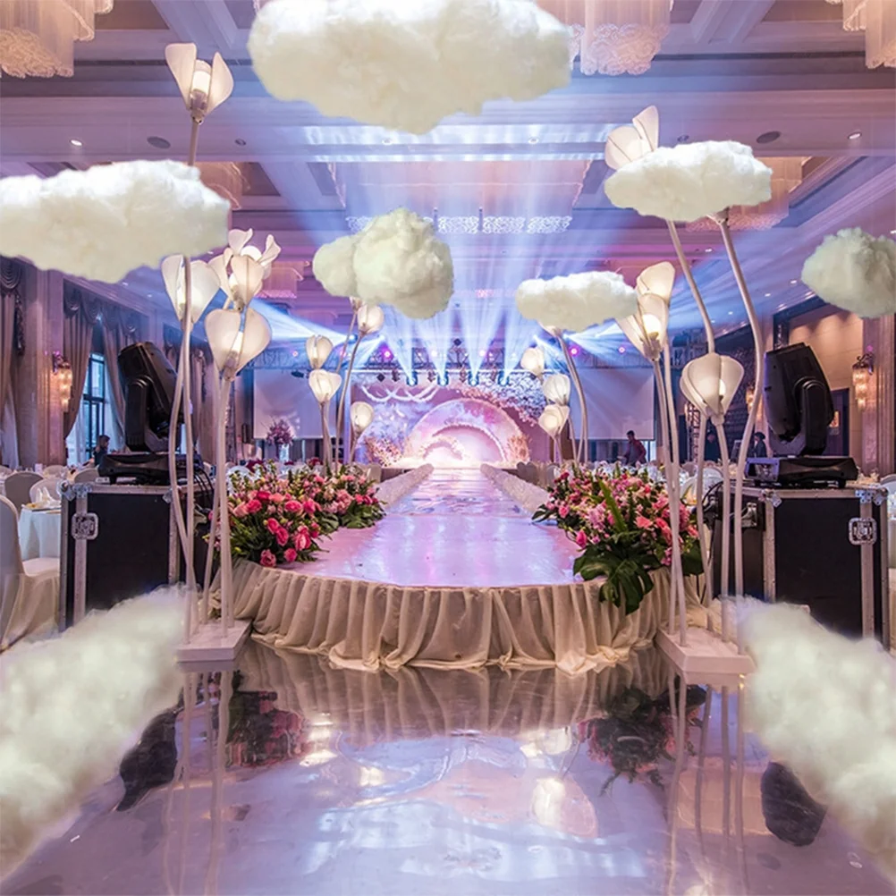 Artificial Cloud Props Cotton Cloud DIY Decorative Hanging Ornament Stage Wedding Party Kids Room Decoration
