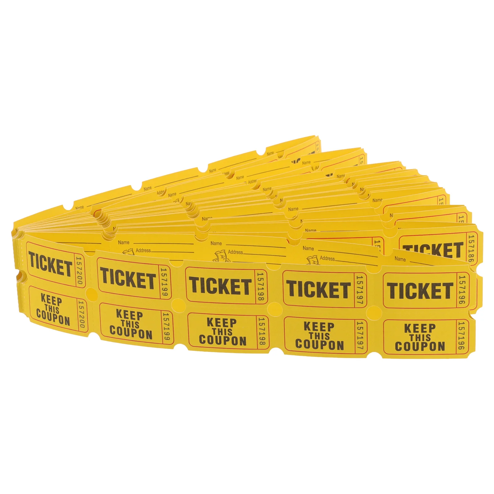 

Raffle Tickets For Classroom Lottery Roll Of Single Paper Labels Drink Events Carnival Classroom Paper Bulk Lottery