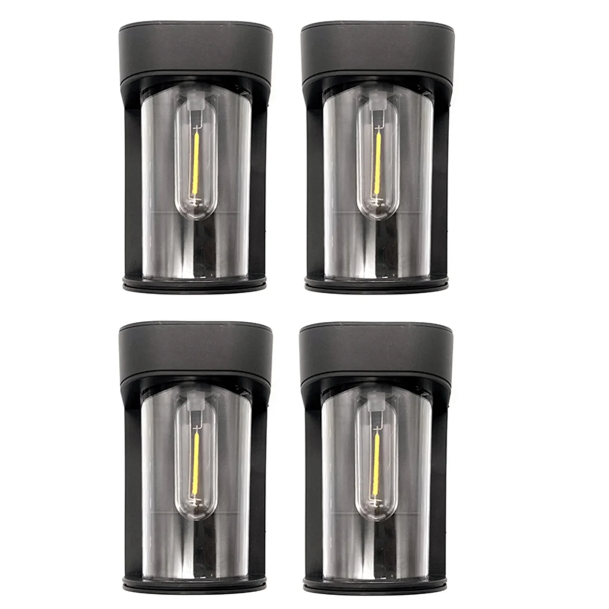 

4Pcs Retro Solar Garden Lamp Outdoor IP44 Waterproof Lamp Solar Warm White Waterproof Garden Lamp