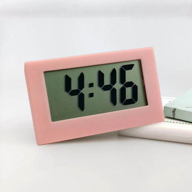 Kunststoff Kreative Mini Auto Nacht Student Prüfung Uhr Batterie Powered Schreibtisch  Uhr 12H System für Schlafsaal - AliExpress