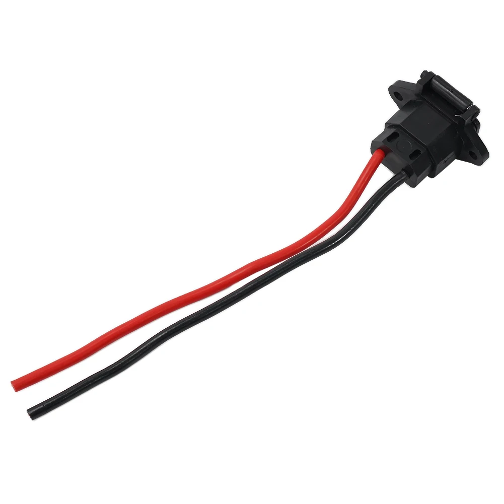 

Practical Motorcycle Socket Charger Electrical 16cm Wire With Cable 1pcs Connector Plug Electrical For 48V 36V