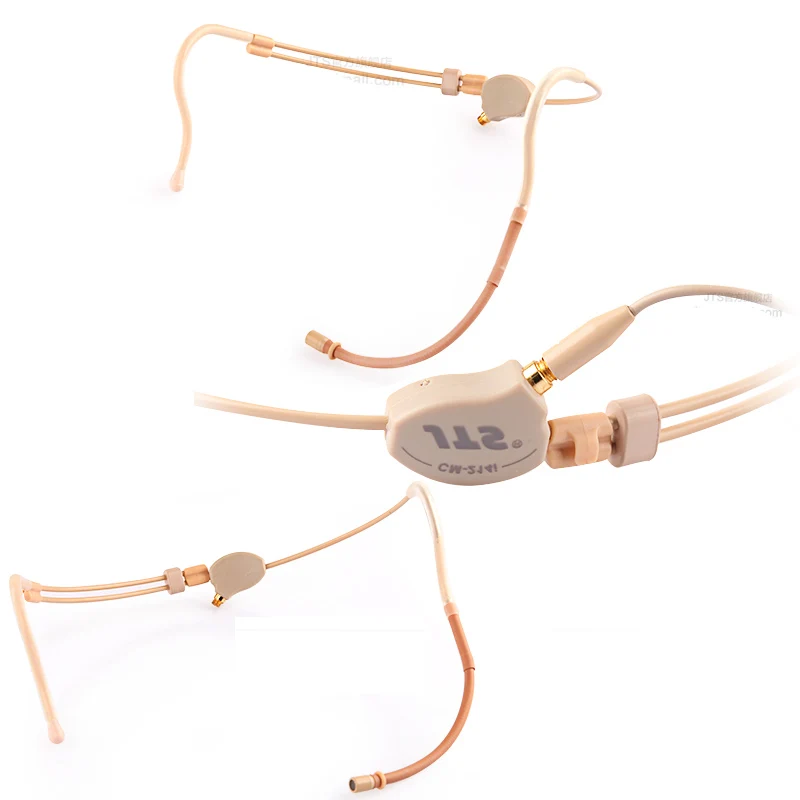 JTS CM-214i Mini Headset Beige Color Omnidirection Microphone Stage Performance Professional Accessories For 4Pin Bodypack