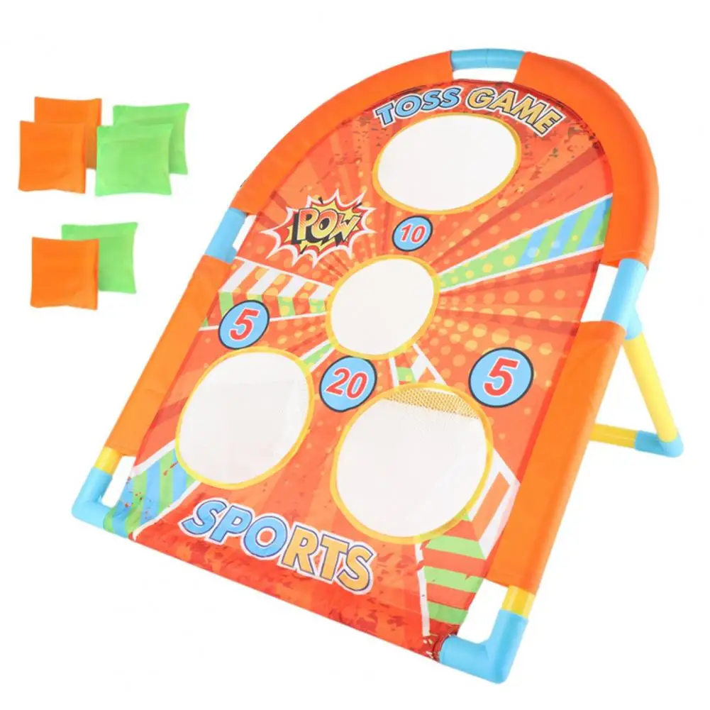 

Throwing Game Aiming at Target Disassemble Scoring System Hand-eye Coordination PVC Splash Cornhole Set Toy Outdoor Game