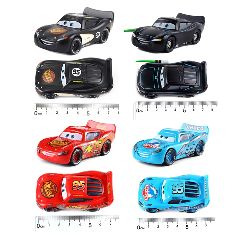 Disney Pixar Cars 2 3 Metal Diecast Car Toy 1:55 Lightning McQueen Jackson Storm Vehicle Model Toy Boy Holiday Gift diecast model cars