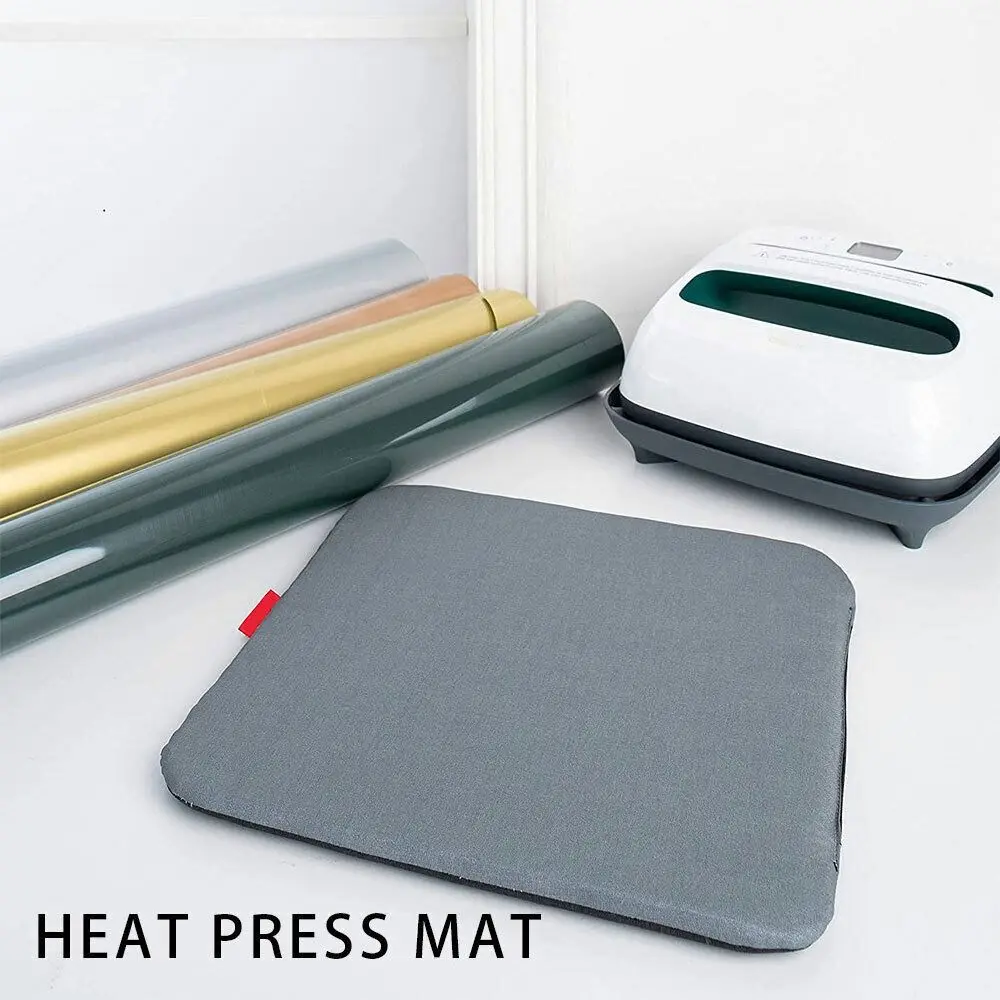 Portable Heat Press Mat High Temperature Resistant Anti-scalding Press Pad for HTV Craft Vinyl Ironing