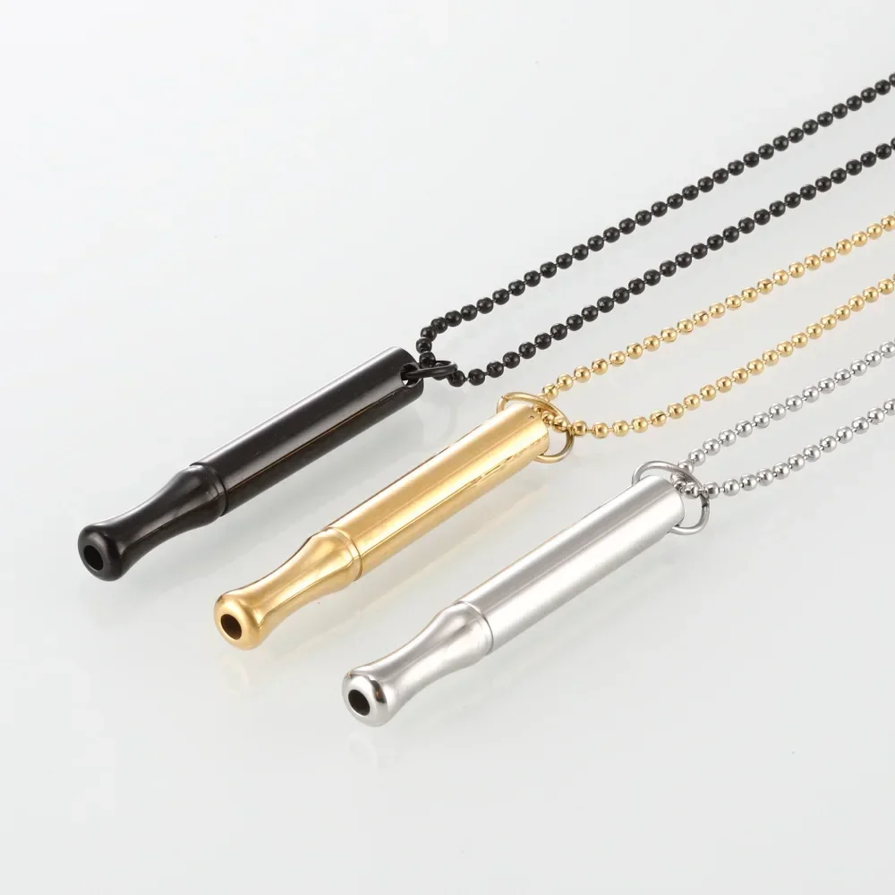 Circular Whistle Pendant - Meditation Breathing Decompression Necklace - Health and Wellness Jewelry for Women and Men 4