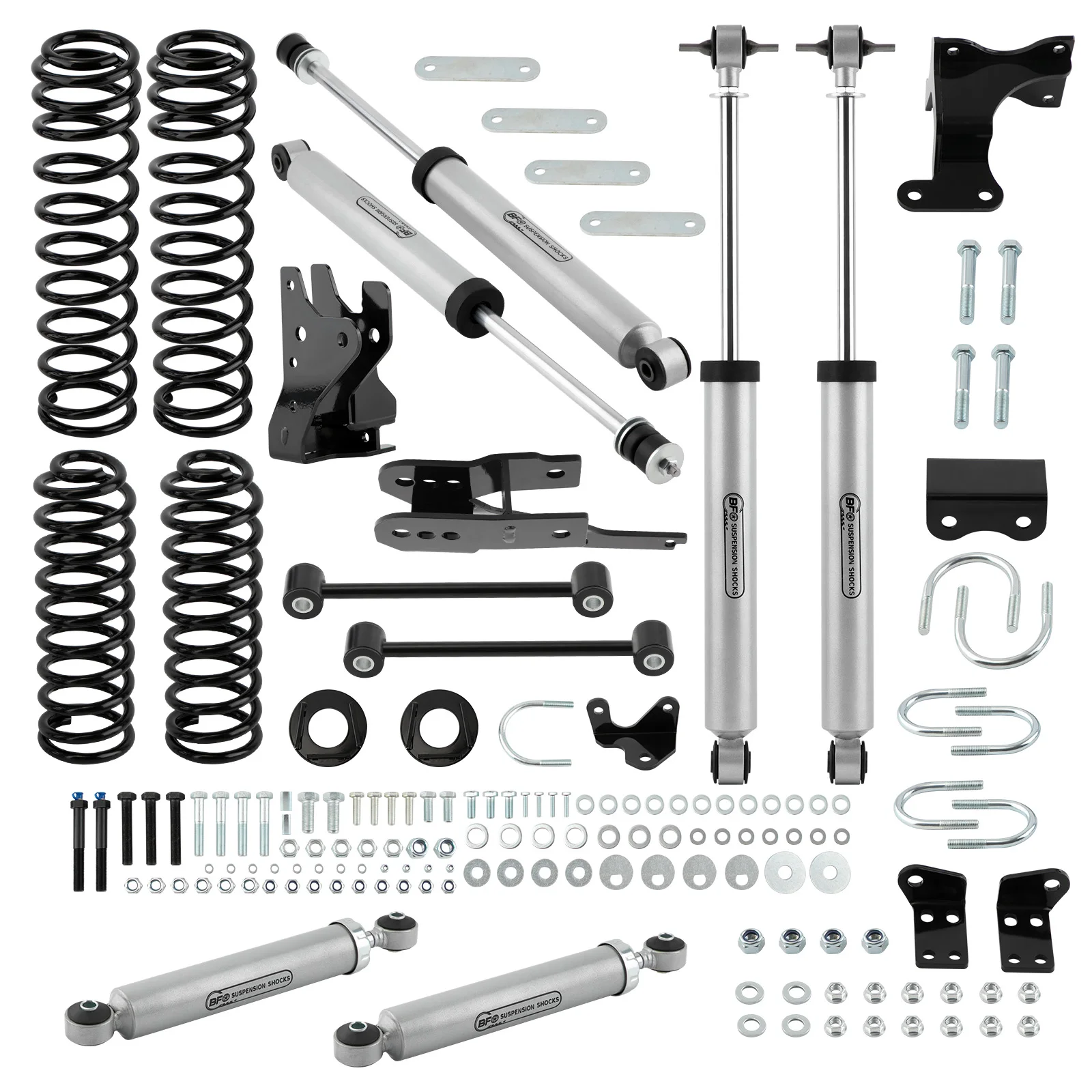

4in Lift Kit w/ Shocks For Jeep Wrangler JK Unlimited 4-Door 2007-2018