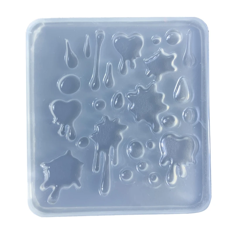 

E15E Water Droplet Silicone Mold Epoxy Resin Casting Mold Pendant Jewelry