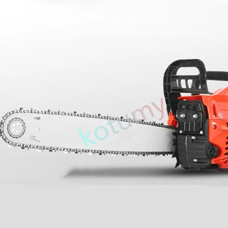 공랭식 가솔린 체인 톱 기계, 목재 절단 목공 도구, 4 스트로크, 88.8KW 98CC 핸들, 23800rpm