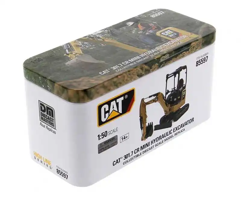 DM 1:50 CAT301.7 CR гусеничный экскаватор сплав модель 85597 подарки Сувенирные игрушки |