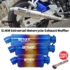 38-51MM Universal Motorcycle iSTUNT Exhaust Muffler DB Killer Escape Moto Pipe Motorbike 100cc-1000cc ATV GP Scooter
