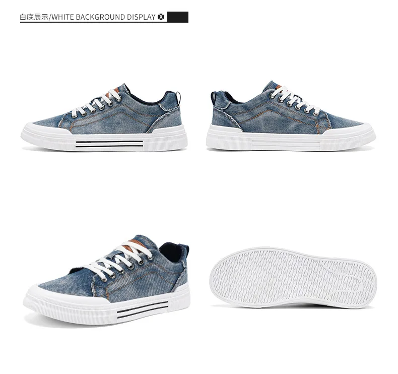Große Größe 39-48 Herren Sportschuhe Marken atmungsaktive Herbst Canvas Sneakers Herren Laufschuhe Designer Jeans Stoff Wanderschuhe – Detail 21