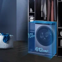 Washing Machine, Tumble Dryer, Drum Type Inverter Drum Large Capacity, Integrated, Fully Automatic, 10 Kg, Electric Stainless 2
