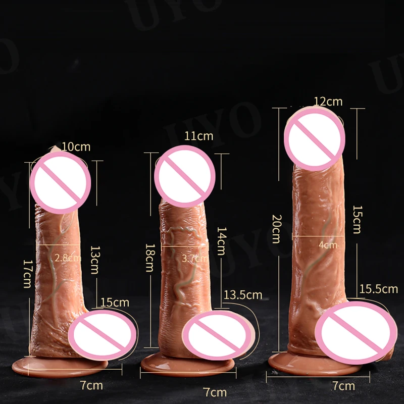 Sex Toys for Women Hardness Comfort Dildo TPE 18 Realistic