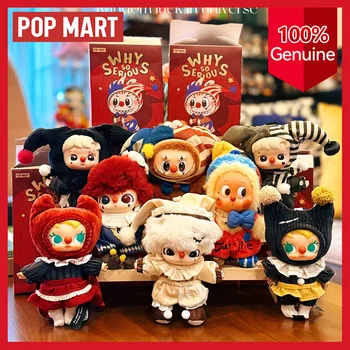 Pop Mart Original Halloween Why so Serious Plush Series Blind Box Halloween Labubu Surprise Decoration Birthday Gift 1