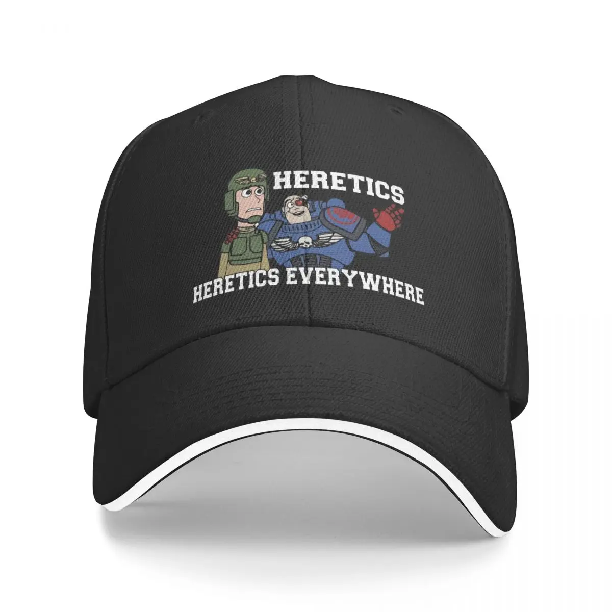 

Heretics, Heretics Everywhere!! 40k Print Baseball Cap Fluffy Hat funny hat Women's Beach Visor Men's